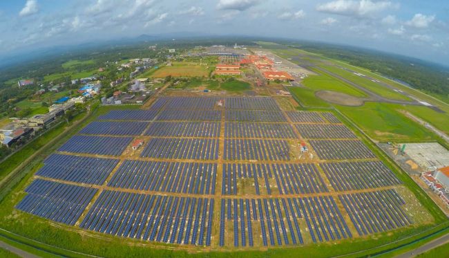 Indian Airport First in World to Be Completely Solar Powered