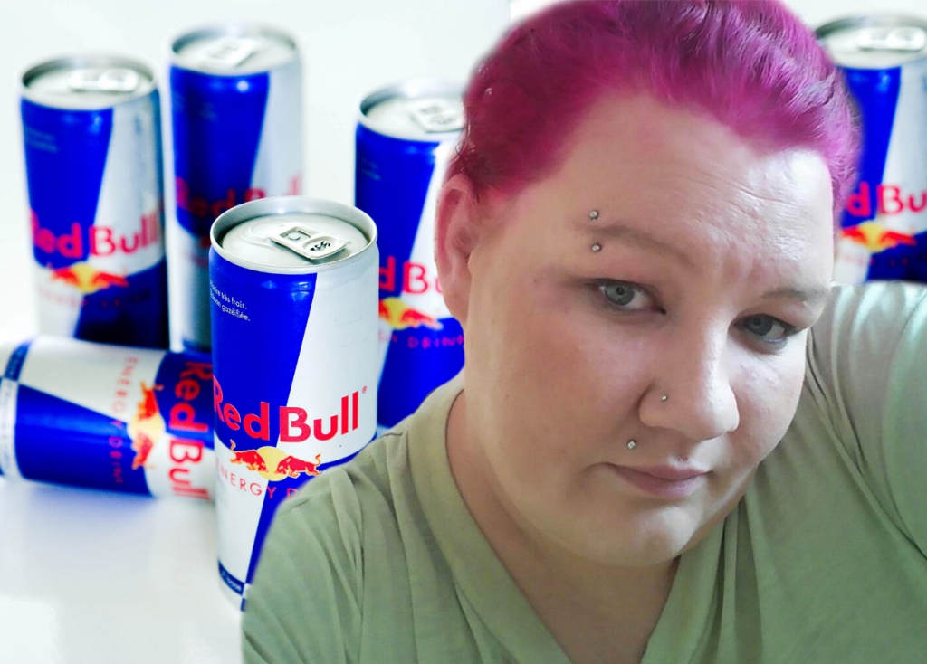 Mum-of-three is going blind after drinking 28 cans of Red Bull a day