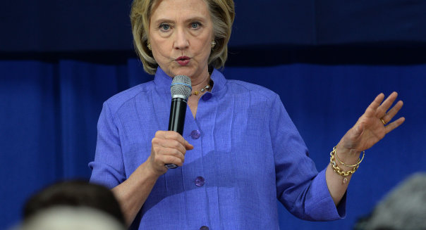 Hillary Clinton Campaigns In New Hampshire