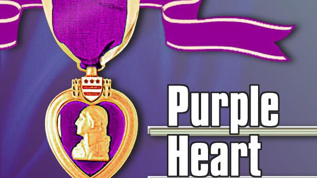 Purple Heart recipients honored today