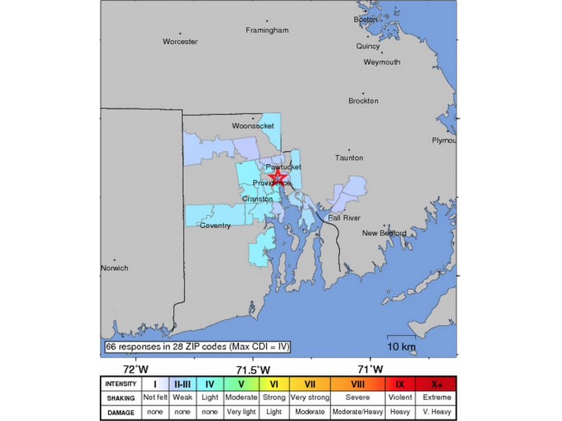 Second Earthquake in Two Days in New England