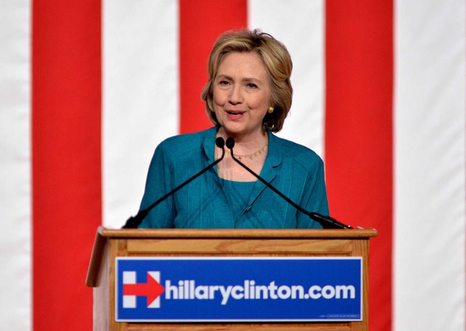 Democratic presidential candidate former Secretary of State Hillary Rodham Clinton calls on Congress to end the trade embargo the U.S. has imposed against Cuba since 1962 during a campaign stop at Flori