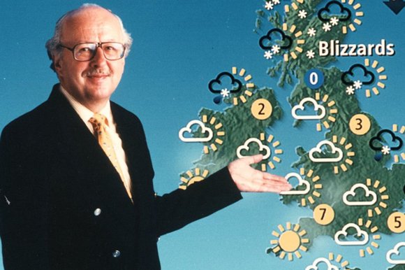 Michael Fish whose 1987 prestorm forecast was a low point for the Met Office