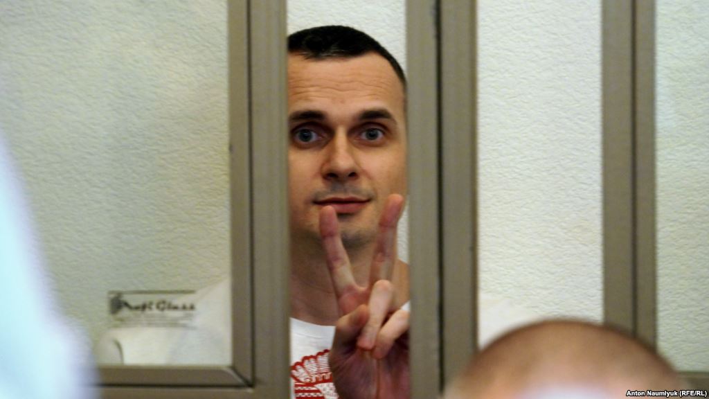 Oleh Sentsov denies all charges against him saying they are politically motivated