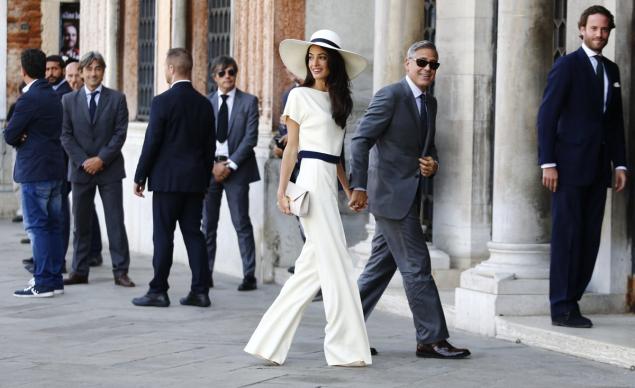 One recent celebrity wedding that wasn’t so secret George Clooney and Amal Alamuddin