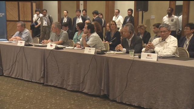 Pacific trade ministers wrapping up talks at Hawaii resort