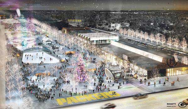 Green Bay Packers unveil first phase of $130 million Titletown District