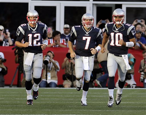 Tom Brady Jimmy Garoppolo Ryan Lindley