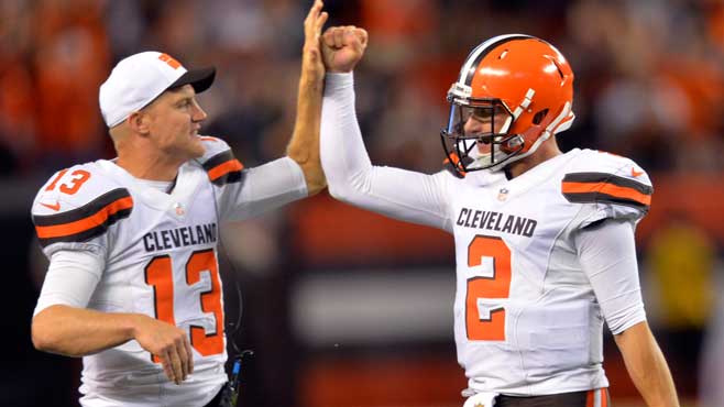 Pettine Mc Cown OK nothing changed with Browns QB situation