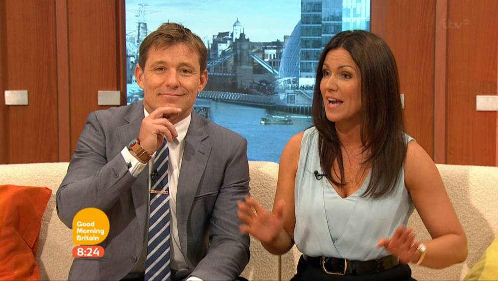 Susanna Reid and Ben Shephard EVACUATE GMB studio after fire alarm