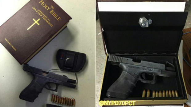 Cops: Loaded gun found in hollowed-out box resembling Bible