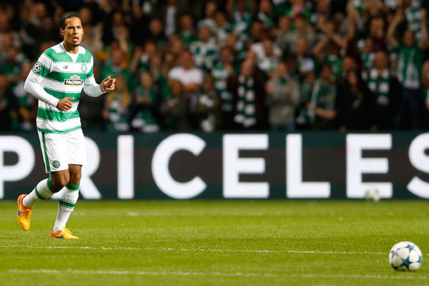 REUTERS    
     VAN THE MAN Celtic star Virgil van Dijk