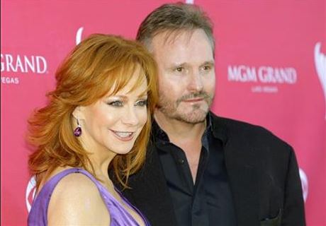 Reba McEntire left and Narvel Blackstock arrive at the 44th Annual Academy of Country Music Awards in Las Vegas. Mc Entire and Blackstock announced Monday Aug. 3 2015 they are separating after 26 years of marri