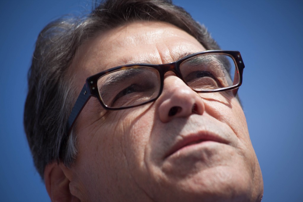 Rick Perry at a campaign event at Nashua Community College in Nashua New