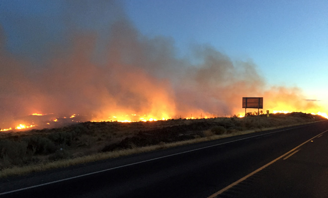 Fire near Roosevelt grows to nearly 38 sq. miles 50% contained