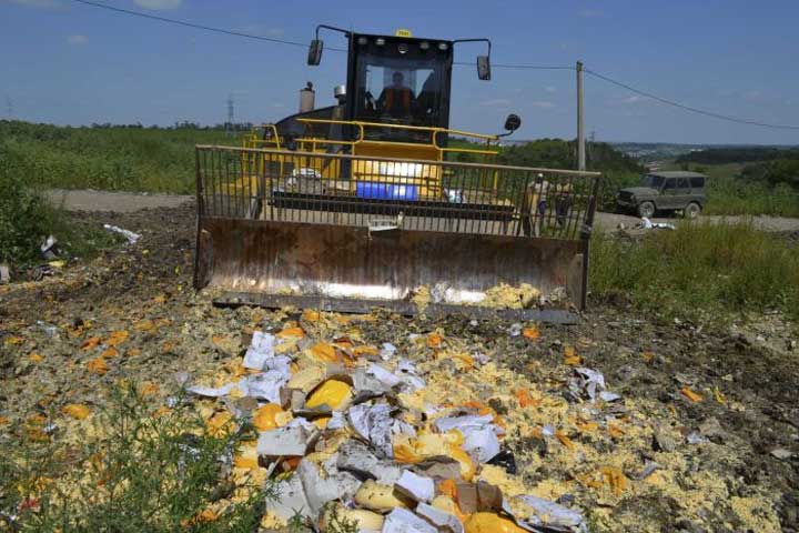 Russia-Destorying-Food