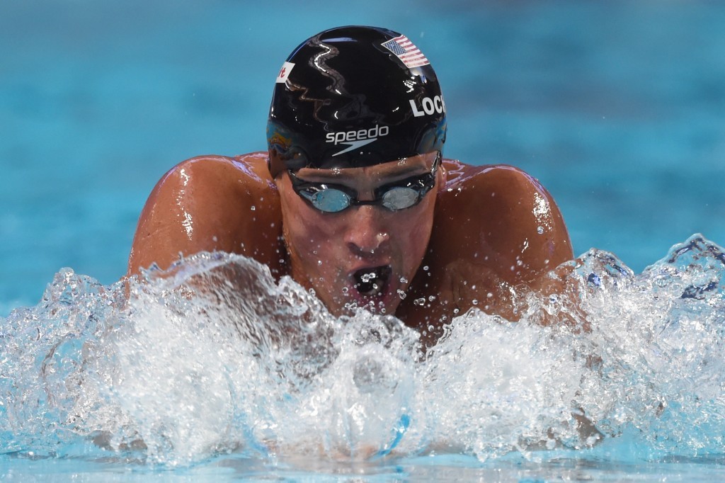 Ryan Lochte became only the second man in history to claim four successive swimming world titles