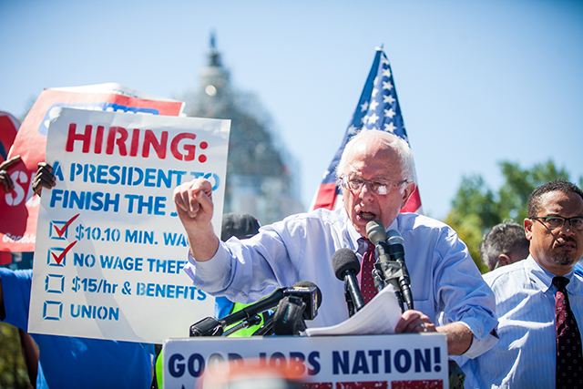 Sanders is performing as well or better than Hillary Rodham Clinton in hypothetical swing-state match-ups against Republican presidential hopef