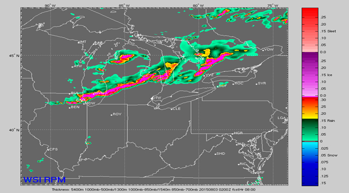 Possibility of strong to severe storms Sunday