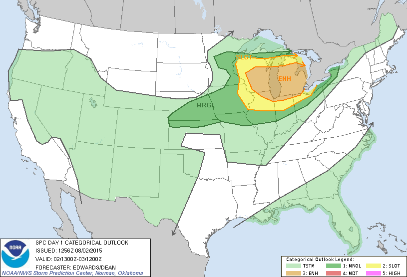 Strong storms expected to move in later tonight