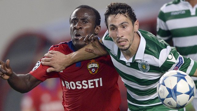 Seydou Doumbia struck twice as CSKA Moscow reached the group stages of the Champions League