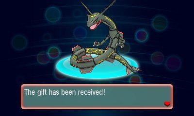 Shiney Rayquaza Pokemon