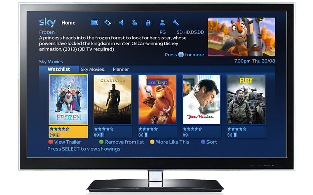 Sky's new Movies options