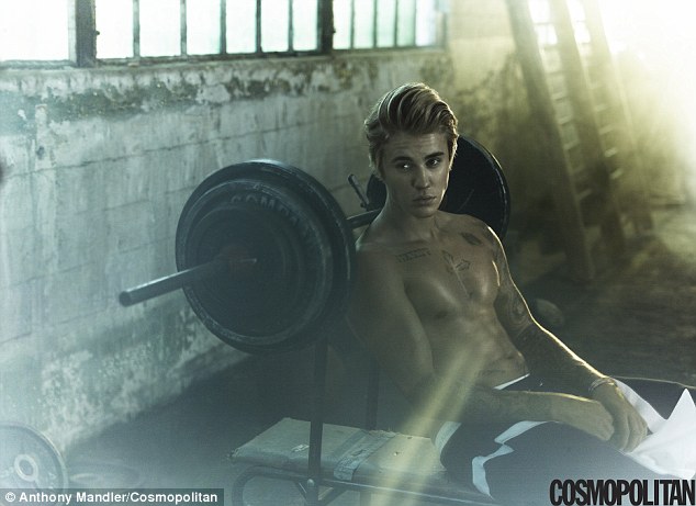 Sexy smolder Justin Bieber is featured in the inside pages of Cosmopolitan magazine's September issue in which he shared 20 things fan may not know about him