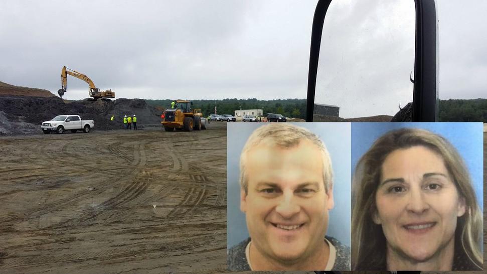 State police search landfill for missing Easton couple