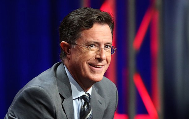 BEVERLY HILLS CA- AUGUST 10 Host executive producer writer Stephen Colbert speaks onstage during the 'The Late Show with Stephen Colbert&#039 panel discussion at the CBS portion of the 2015 Summer TCA Tour at The Beverly Hilton Hotel on August