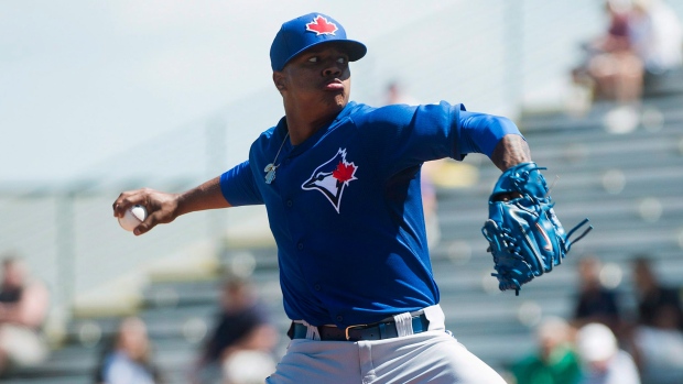 Toronto Blue Jays starting pitcher Marcus Stroman