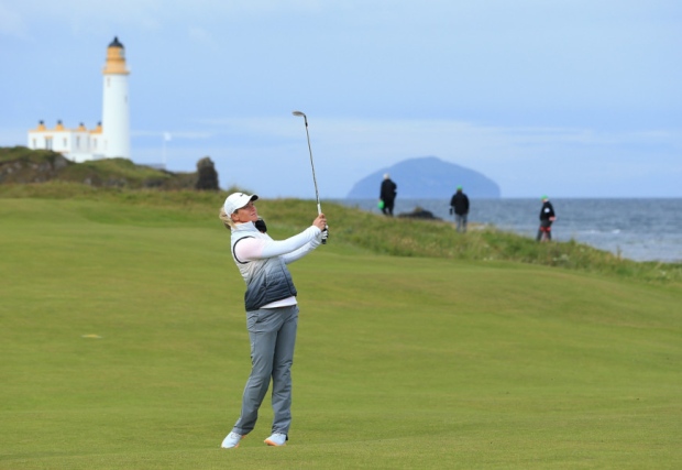 Suzann Pettersen carded four birdies in her impressive round of 69