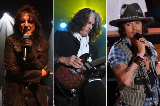 Alice Cooper Joe Perry Johnny Depp