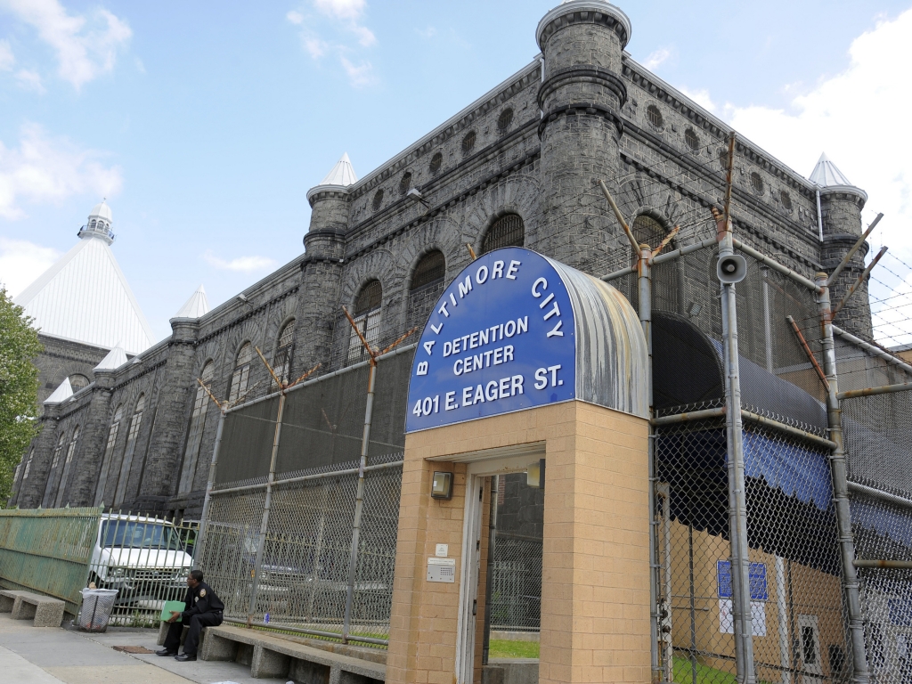 The Baltimore City Detention Center seen here in 2013 was found to be riddled with corruption according to a federal probe.    Lloyd Fox    
  MCT /Landov