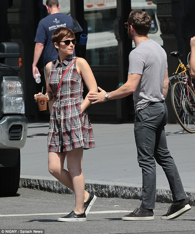 Let love be your guide Jamie Bell was spotted hanging out with his co-star Kate Mara yet again seen here in New York's East Village during some downtime following a morning TV appearance