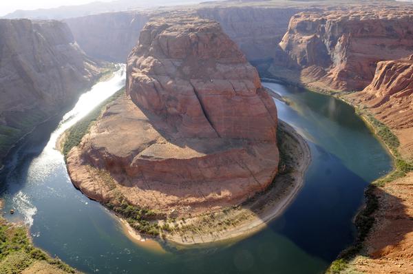 Horseshoe Bend displays the scenery and solitude of the Colorado River in the upper reaches of the Grand Canyon. Fishing on the river is peaking as temperatures are ideal for spring midge hatches. Image Denver Post