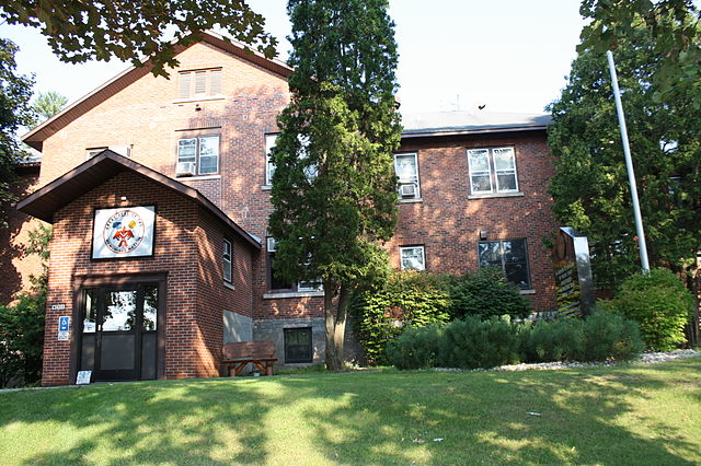 The Menominee Indian Tribal Offices in Keshena Wisconsin