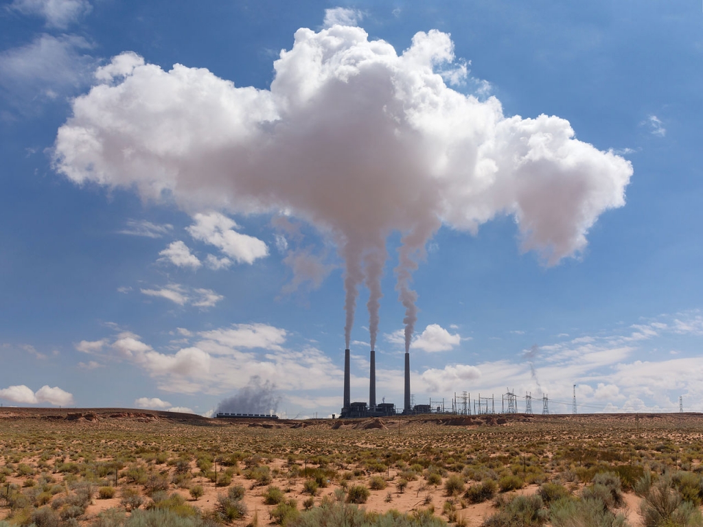 The Navajo Generating Station near Page