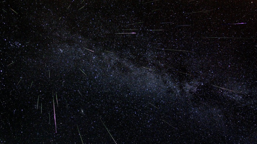 The Perseids meteor shower