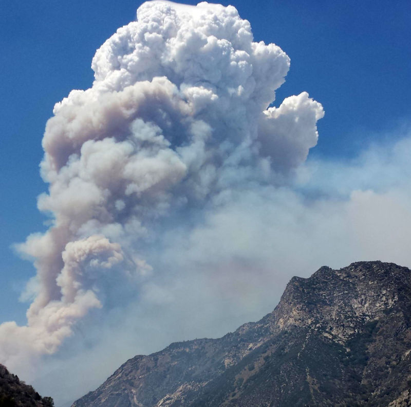 The Rough Fire grew to more than 20,000 acres Monday