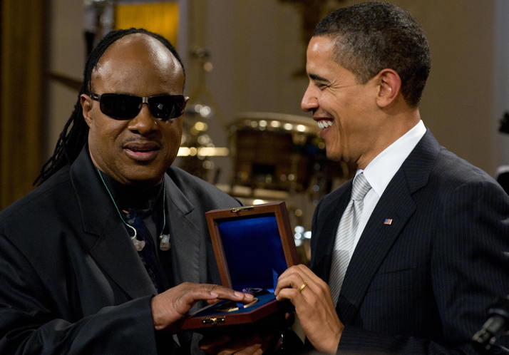 President Obama discusses his summer playlists with Jason Goldman Chief Digital Officer in the Oval Office