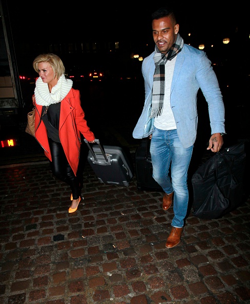 LONDON UNITED KINGDOM- FEBRUARY 07 Kerry Katona and George Kay are