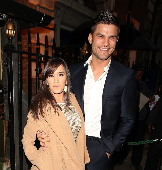 LONDON ENGLAND- JUNE 01 Janette Manrara and Aljaz Skorjanec at Annabels night club