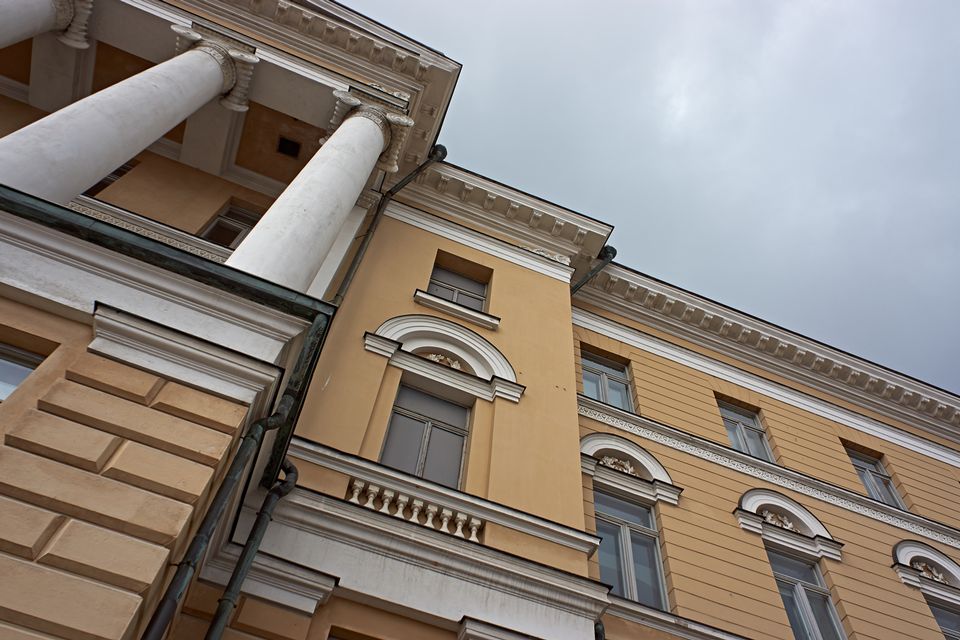 Exterior of the main building of the University of Helsinki