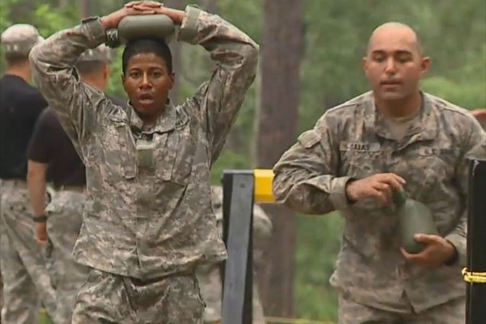 Trailblazing female soldiers attend the Army's Ranger School at Fort Benning Ga