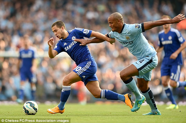 Vincent Kompany has joked that he hopes Eden Hazard gets diarrhoea ahead of Sunday's clash