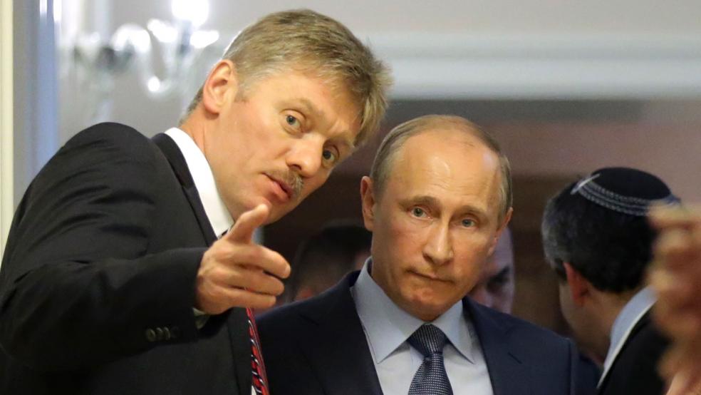 Vladimir Putin’s Spokesman Wears a Golden Skull Watch Worth $620K 
    
          
      
      REUTERS  Maxim Shipenkov  Pool