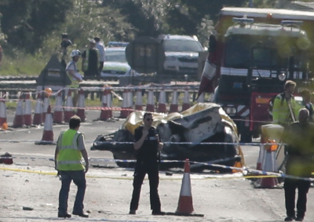 The A27 after the accident bc26d7de322d48b8bb65d39a8aaf