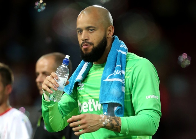 West Ham United goalkeeper Darren Randolph