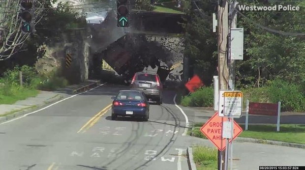 Notorious bridge in Westwood claims life of another box truck